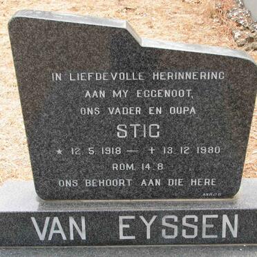 EYSSEN Stig, van 1918-1980
