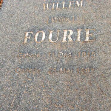 FOURIE Willem 1915-1997