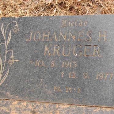 KRUGER Johannes H.C. 1913-1977
