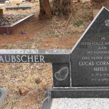 LAUBSCHER Lucas Cornelius 1941-1990  &amp; Martha Magdalena 1944-