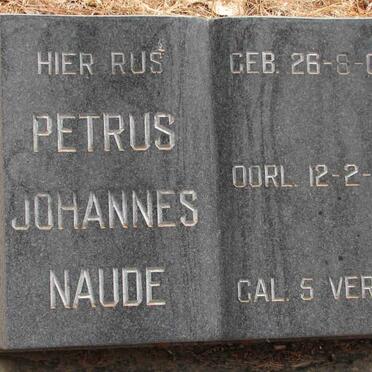 NAUDE Petrus Johannes 1907-1977