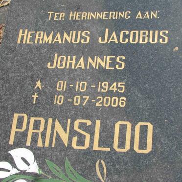 PRINSLOO Hermanus Jacobus Johannes 1945-2006