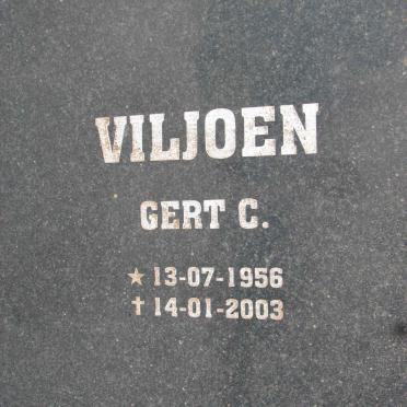 VILJOEN Gert C. 1956-2003