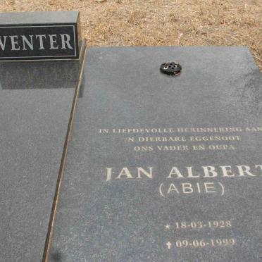 VENTER Jan Albert 1928-1999 &amp; G.S. 1936-