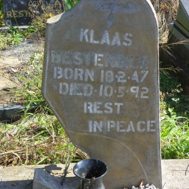 BESTENBIER Klaas 1947-1992