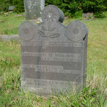 BROOKS Johanna C.M. nee BROEKMAN 1893-1925