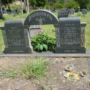 BROODRYK Hendrik Petrus 18?3-1969 &amp; Martha Fredrika Petronella 1881-1970