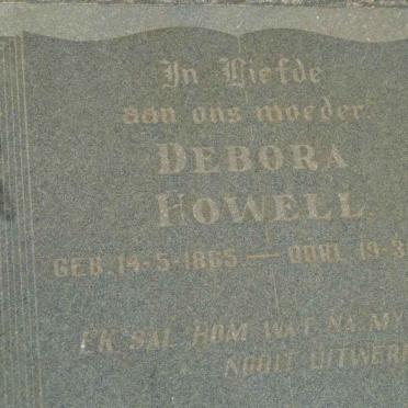 HOWELL Debora 1865-1957