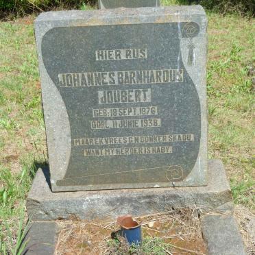 JOUBERT Johannes Barnhardus 1876-1938