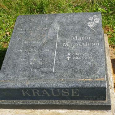 KRAUSE Maria Magdalena 1934-2009