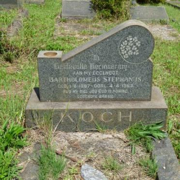 KOCH Bartholomeus Stephanus 1887-1963
