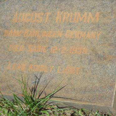 KRUMM August  -1939