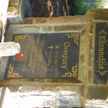 KAZANDJIS Gregory 1967-2004