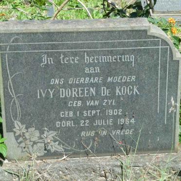 KOCK Ivy Doreen, de nee VAN ZYL 1902-1964