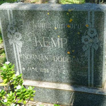 KEMP Norman Douglas 1894-1965