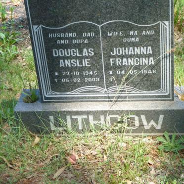 LITHGOW Douglas Anslie 1945-2003 &amp; Johanna Francina 1948-