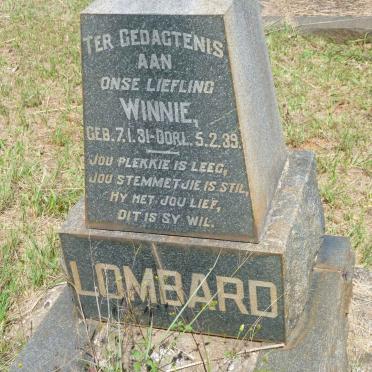 LOMBARD Winnie 1931-1939