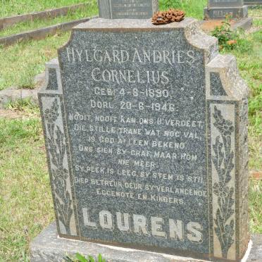 LOURENS Hylgard Andries Cornelius 1890-1946