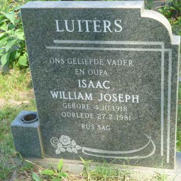 LUITERS Isaac William Joseph 1918-1981