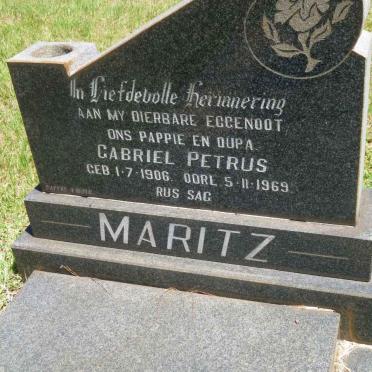 MARITZ Gabriel Petrus 1906-1969