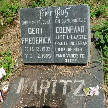 MARITZ Gert Coenraad Frederick 1903-1985