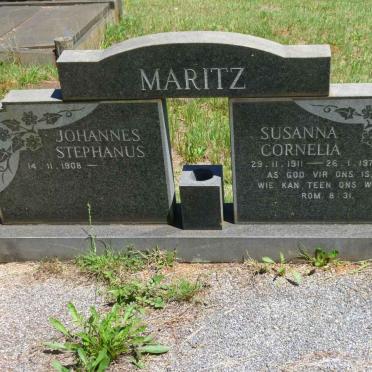 MARITZ Johannes Stephanus 1908- &amp; Susanna Cornelia 1911-1974