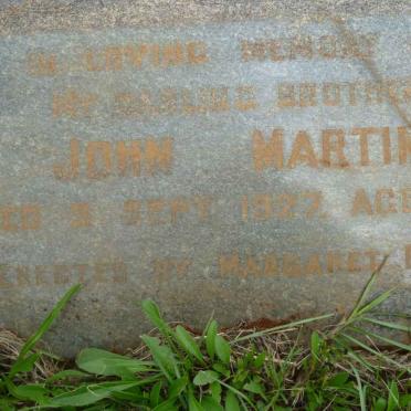 MARTIN John -1927