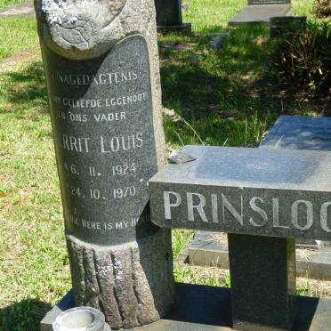 PRINSLOO Gerrit Louis 1924-1970