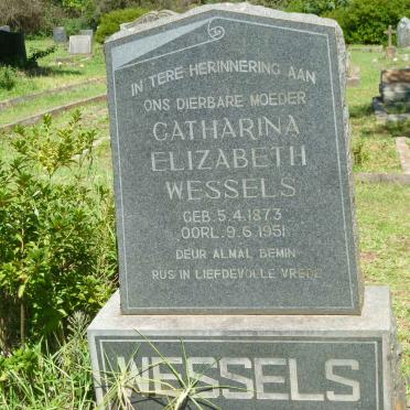 WESSELS Catharina Elizabeth 1873-1951