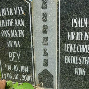 WESSELS Bey 1914-2000