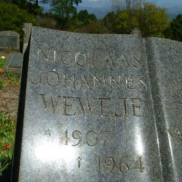 WEWEJE Nicolaas Johannes 1907-1964