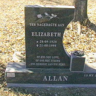 ALLAN Elizabeth 1928-1994