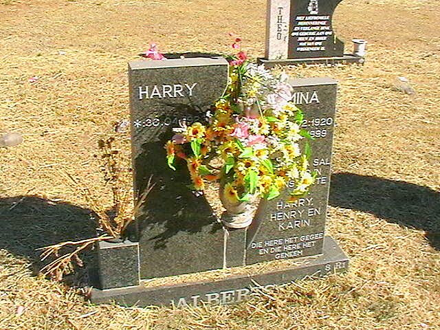 ALBERTS Harry 1920- &amp; Mina 1920-1999