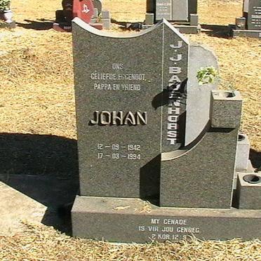 BADENHORST J.J. 1942-1994