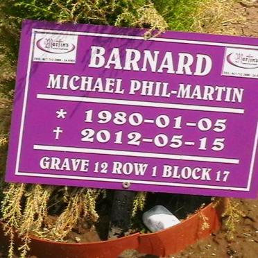 BARNARD Michael Phil-Martin 1980-2012