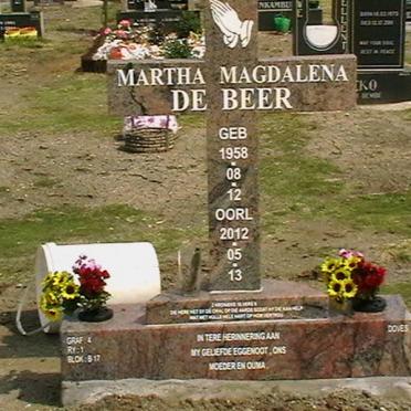 BEER Martha Magdalena, de 1958-2012