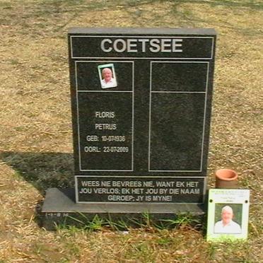 COETSEE Floris Petrus 1936-2009