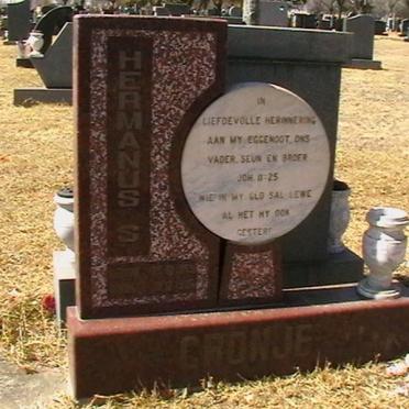 CRONJE Hermanus S. 1959-1995