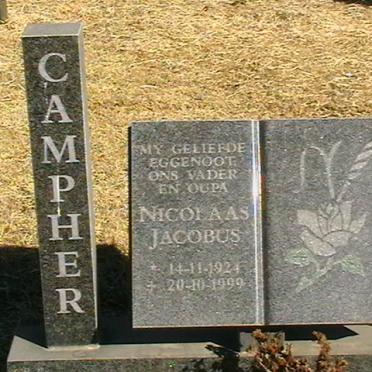 CAMPHER Nicolaas Jacobus 1921-1999