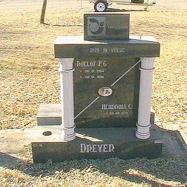 DREYER Roelof P.G. 1954-1995 &amp; Hendrina C. 1954-