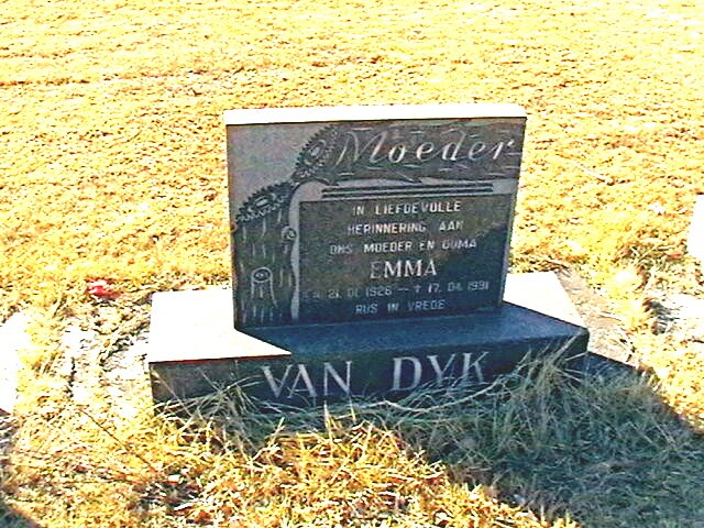 DYK Emma, van 1926-1991