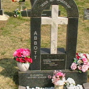 GROBBELAAR Arnold 1943-2009 :: ABBOTT Elizabeth 1963-2010