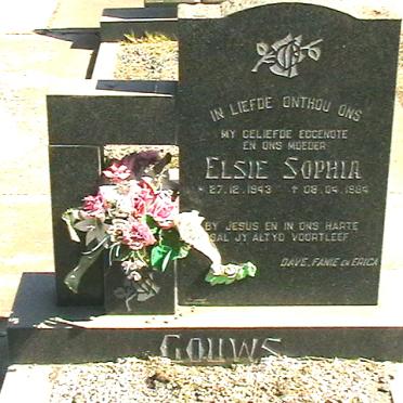 GOUWS Elsie Sophia 1943-1984