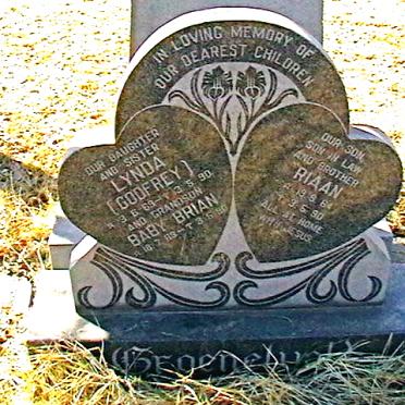 GROENEWALD Riaan 1964-1990 &amp; Lynda GODFREY 1969-1990 :: GROENEWALD Baby Brian 1983-1990