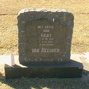 HEERDEN Gert, van 1914-1993
