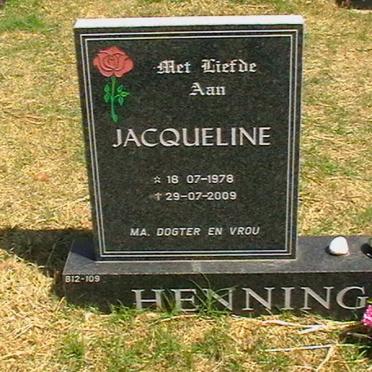 HENNING Jacqueline 1978-2009