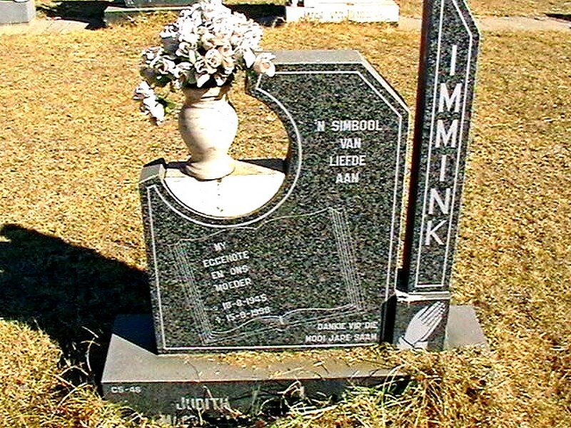 IMMINK Judith 1945-1998