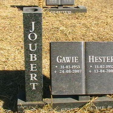 JOUBERT Gawie 1953-2007 &amp; Hester 1952-2000