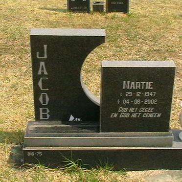 JACOBS Martie 1947-2002