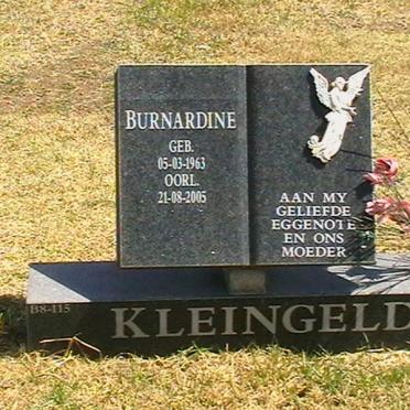 KLEINGELD Burnardine 1963-2005
